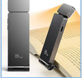 Reading light clip on bookmark